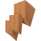 Ekena Millwork 15 3/4W x 15 3/4H x 1/4T Wood Hobby Boards, Cherry, 25PK HBW16X16X250DCH - alternate 5
